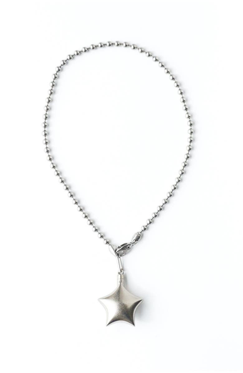 67jewelry Puffed Star Necklace II, Alternate, color, Silver