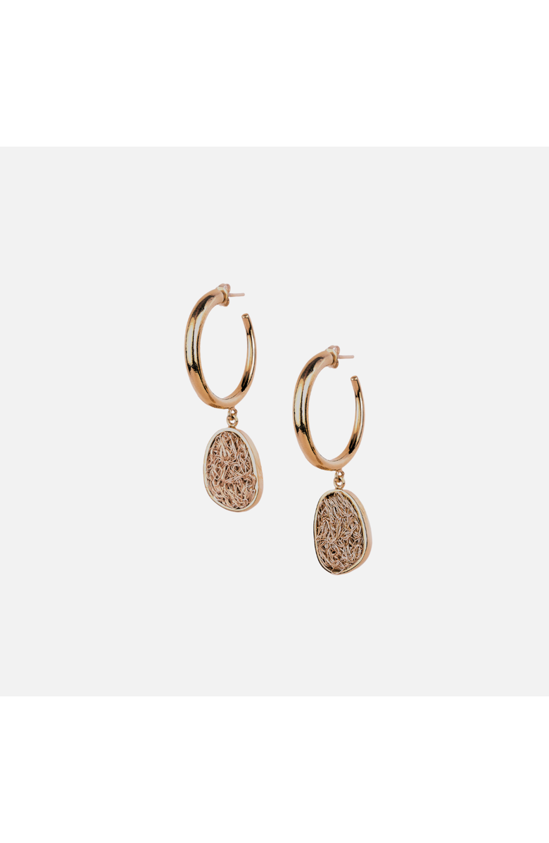 Daniela Millan Jewelry Element  Hoops Earrings, Main, color, Gold