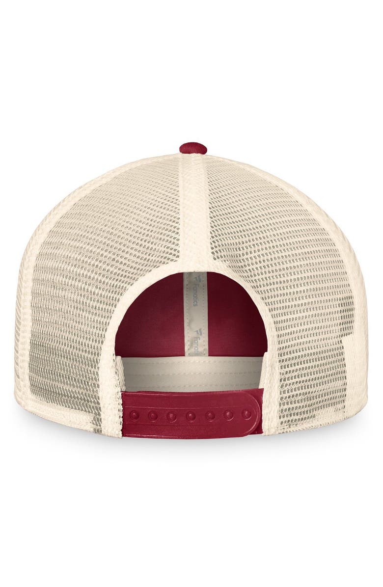 TOP OF THE WORLD Men's Top of the World Crimson Alabama Crimson Tide Unruly Slouch Trucker Snapback Hat, Alternate, color,