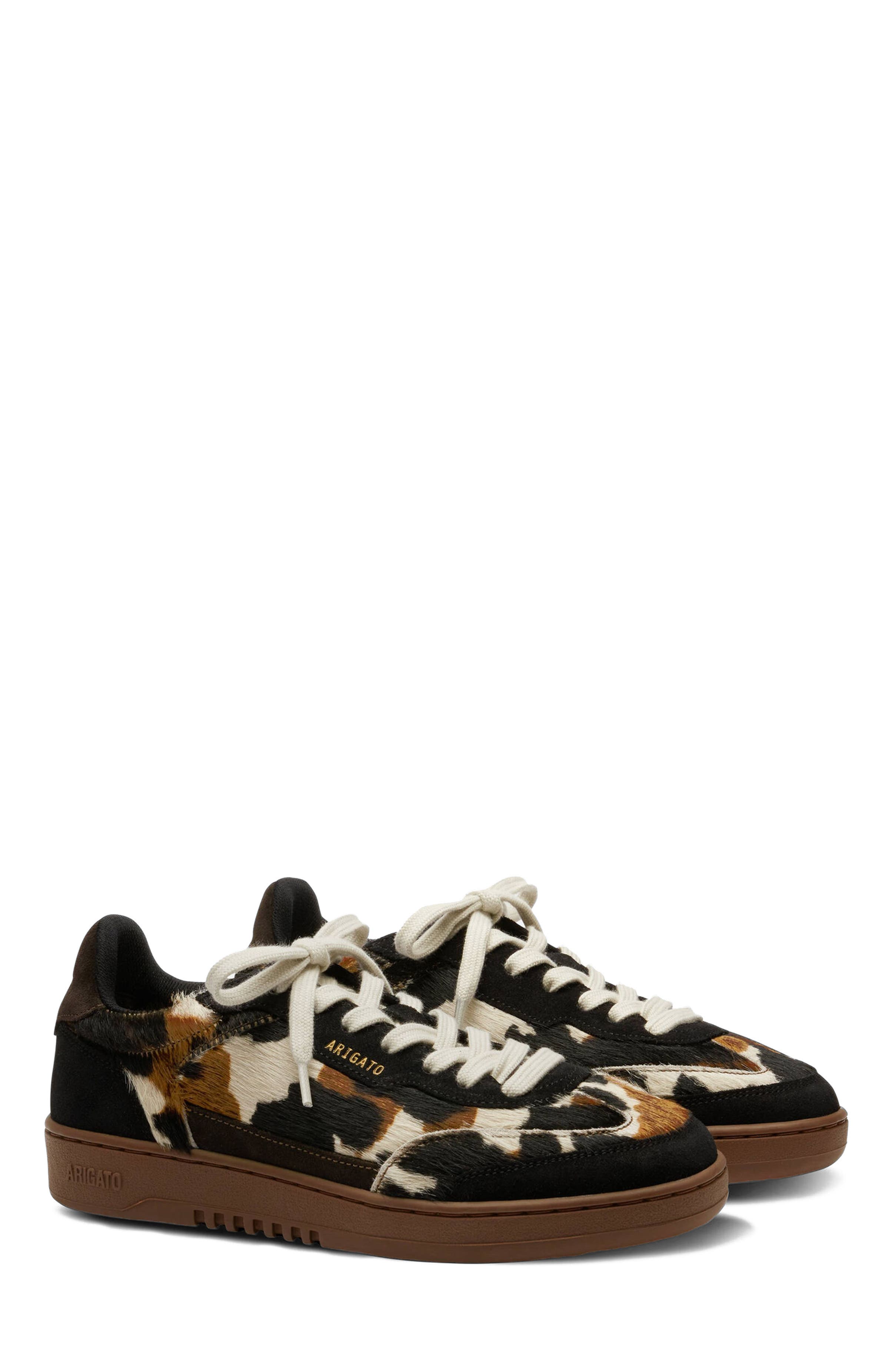 Axel Arigato Dice T-Toe Sneaker - Women's, Alternate, color, Dark Brown/Gum