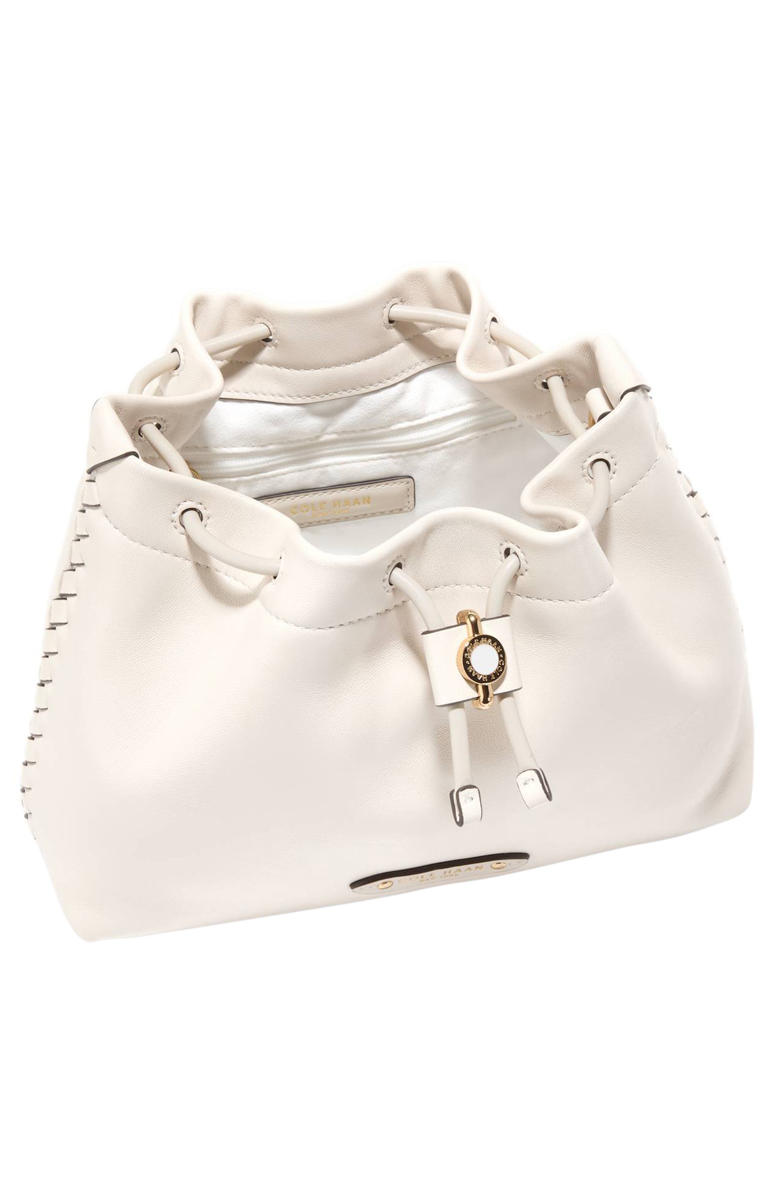 Cole Haan Mini Isabella Leather Crossbody Bag, Alternate, color, Ch Powder