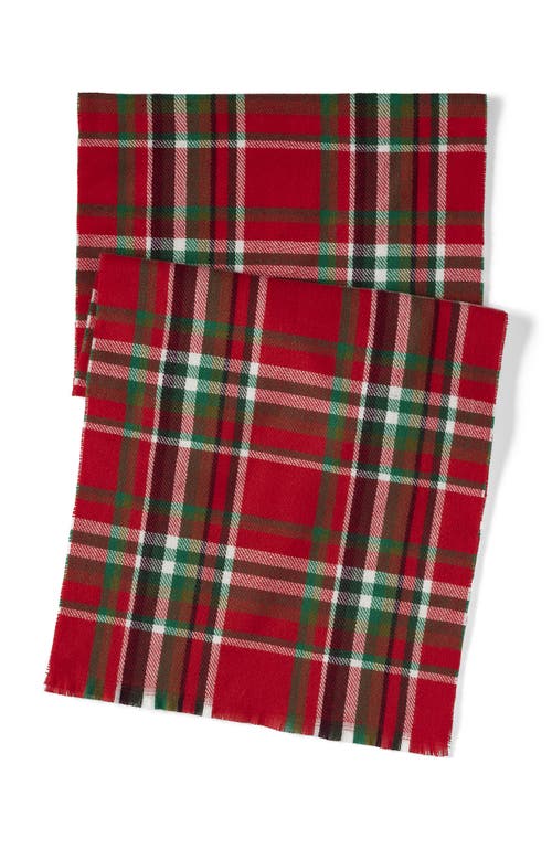 Lands' End Cashtouch Winter Scarf Pattern In Red