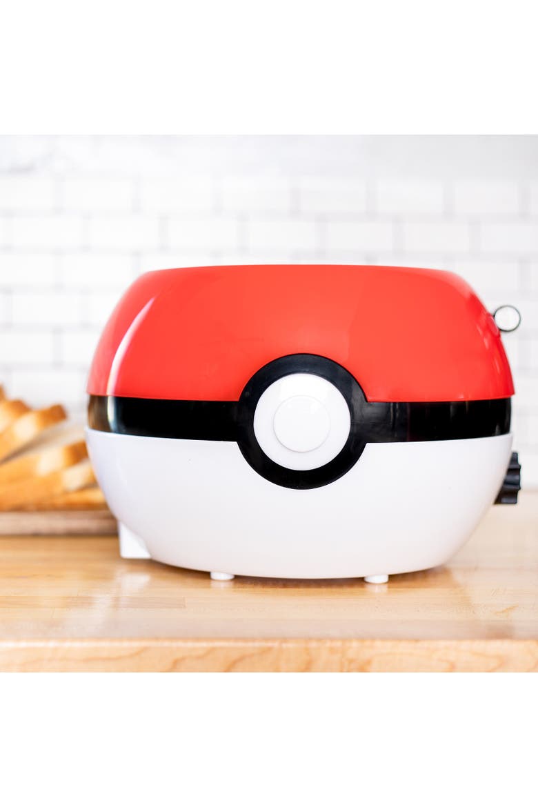 Pokemon Pokeball Halo 2-Slice Toaster, Alternate, color, None