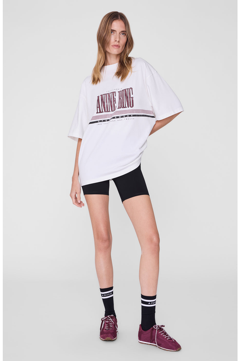 Nell Sport Tee, Main, color, White