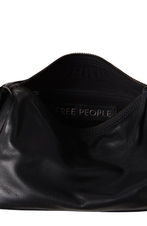 Free People Army Candy Leather Baguette Bag In Black
