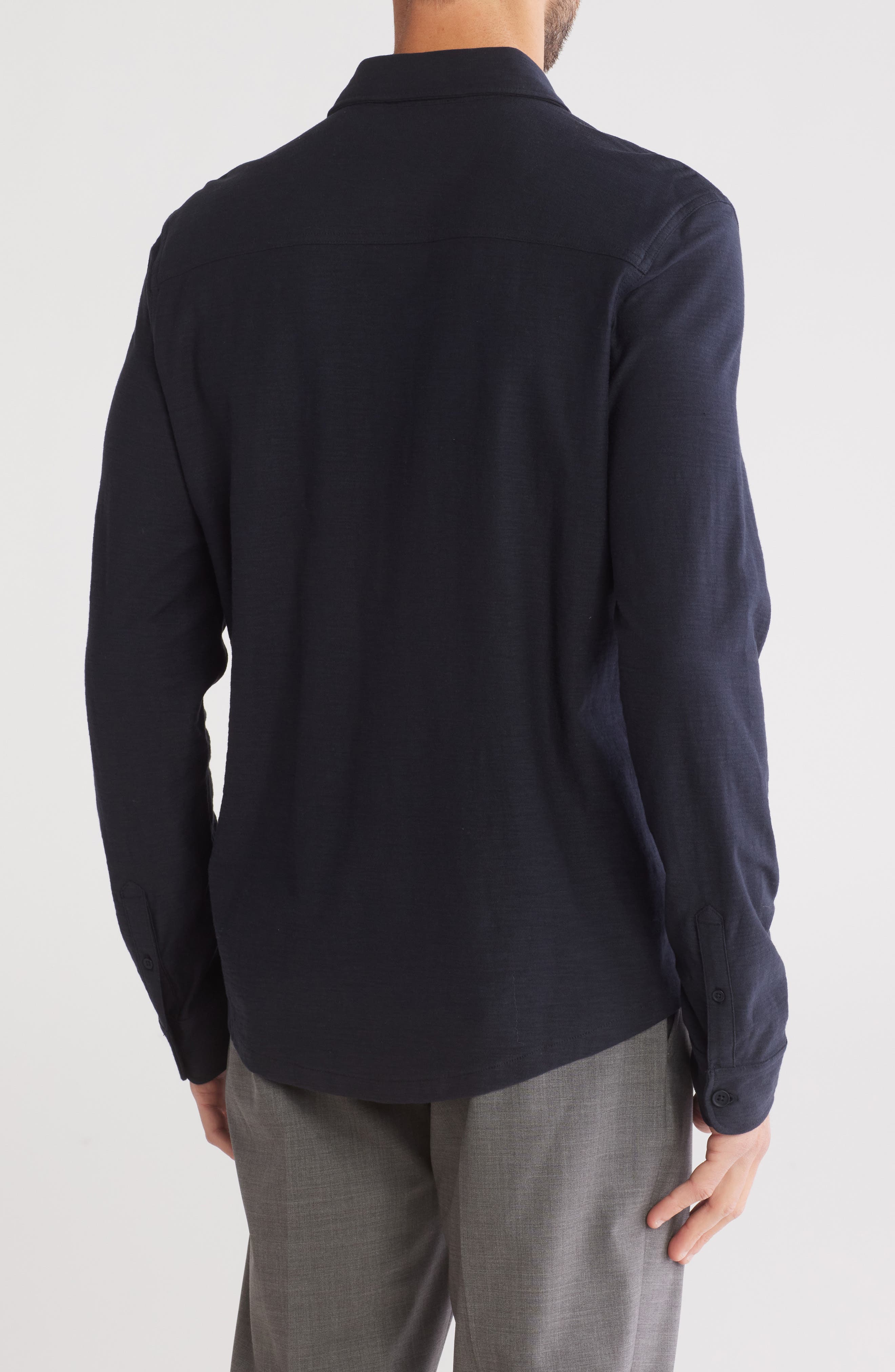 Heavy Slub Button-Up Shirt - image 2