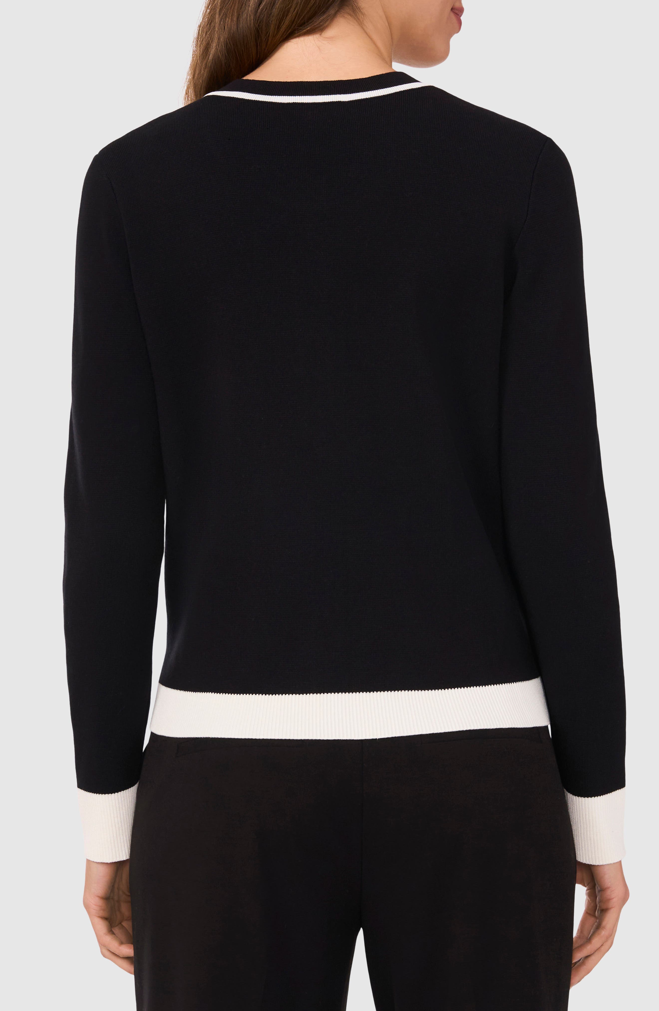 Contrast Trim Cardigan - image 2