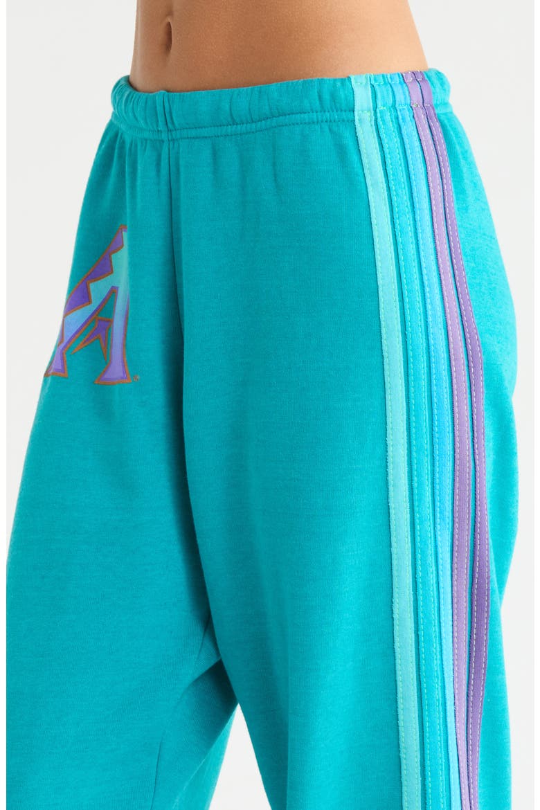 Arizona Diamondbacks Logo Sweatpants, Alternate, color, TEAL