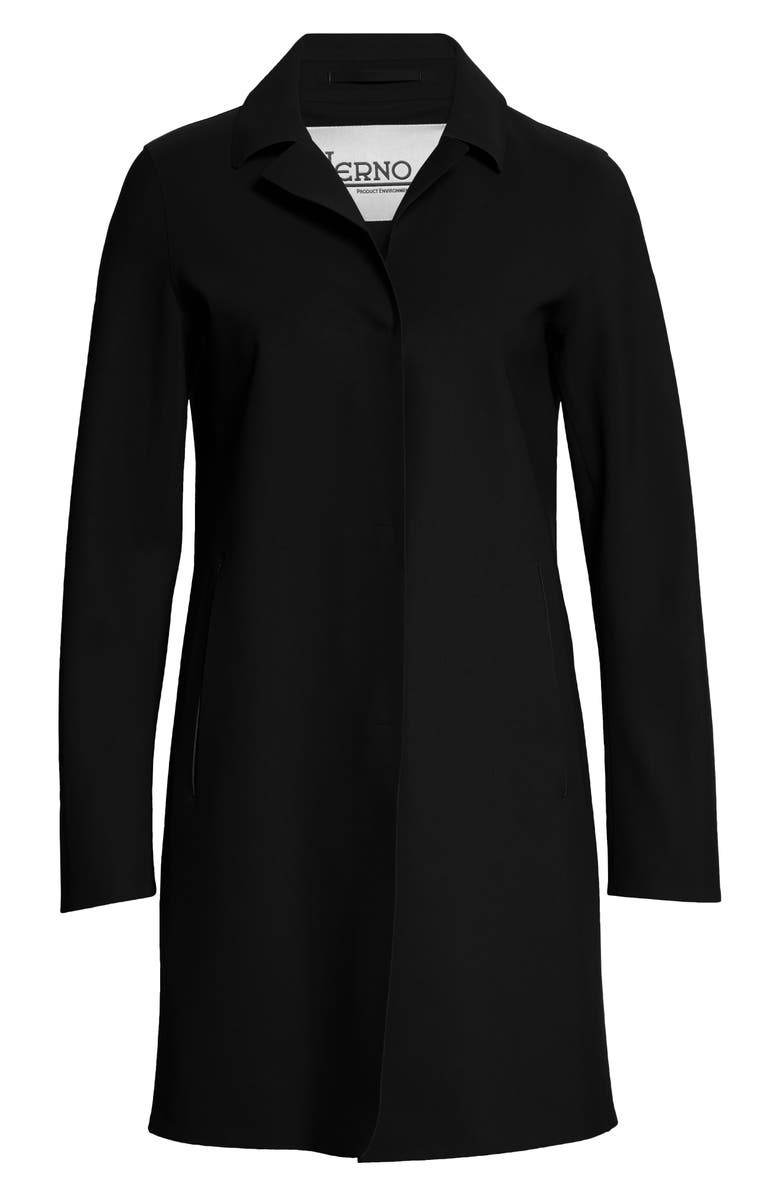 Herno First Act Stretch Jersey Coat, Alternate, color,