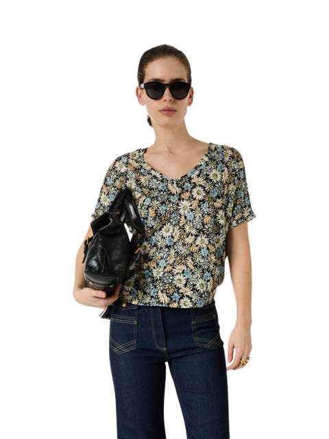Malinae Floral Print T-Shirt