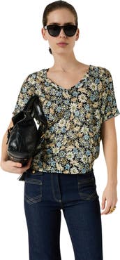 GERARD DAREL Malinae Floral Print T-Shirt