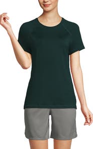 Lands' End School Uniform  Short Sleeve Active Tee