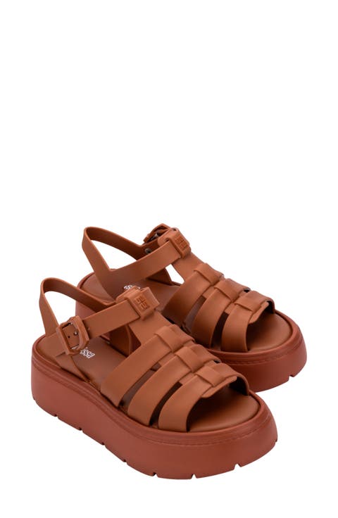 Up Platform Slingback Fisherman Sandal (Women)