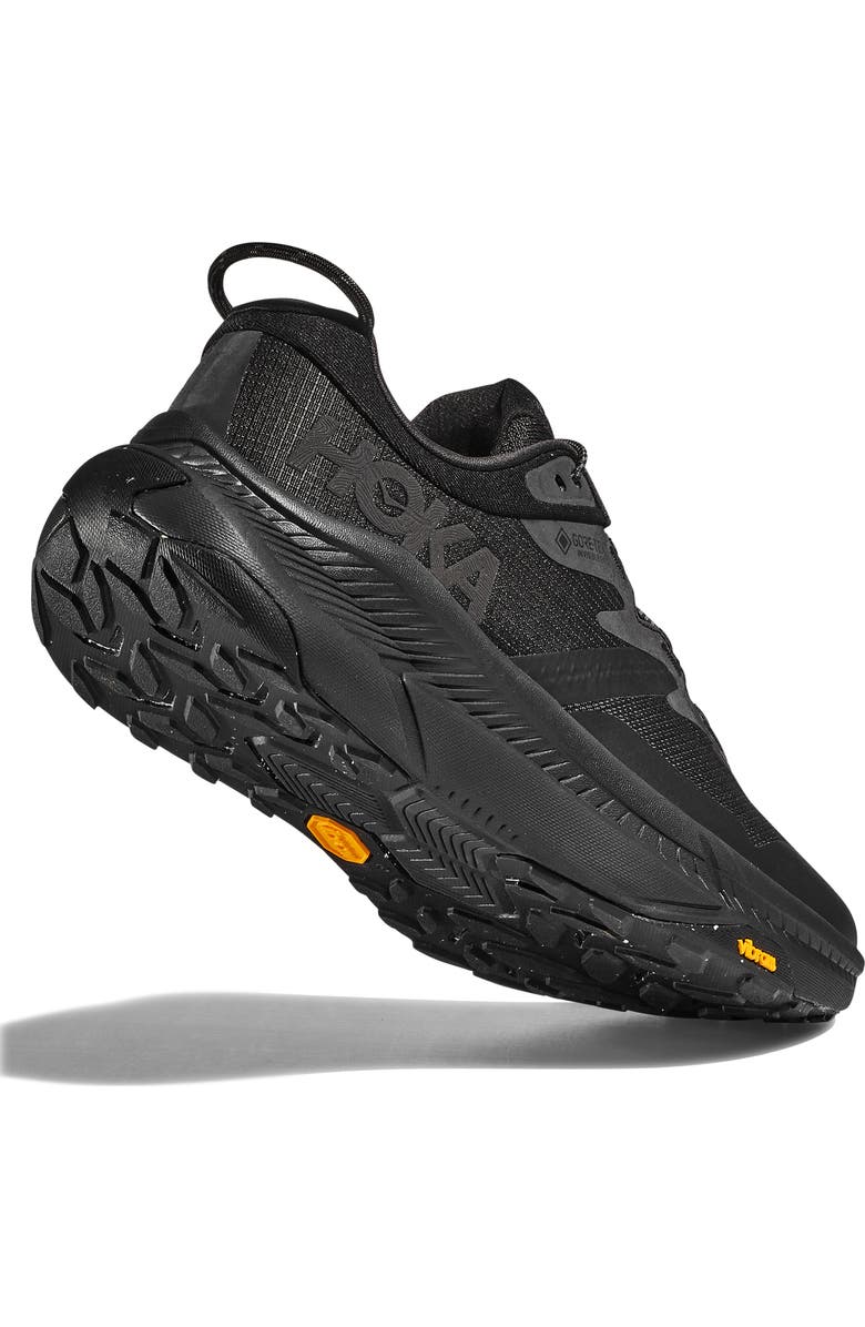 HOKA Transport Gore-Tex<sup>®</sup> Waterproof Shoe - Wide Width Available, Alternate, color, Black / Black