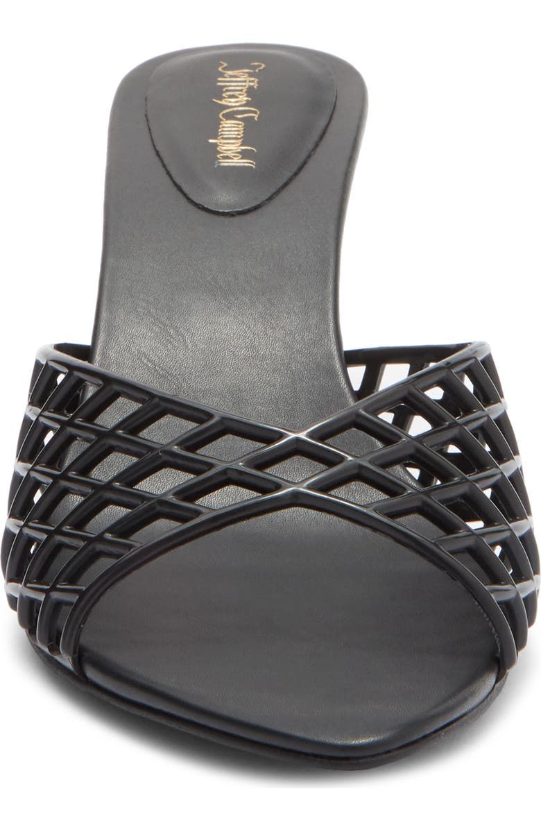 Jeffrey Campbell Seablue Jelly Slide Sandal, Alternate, color, Black