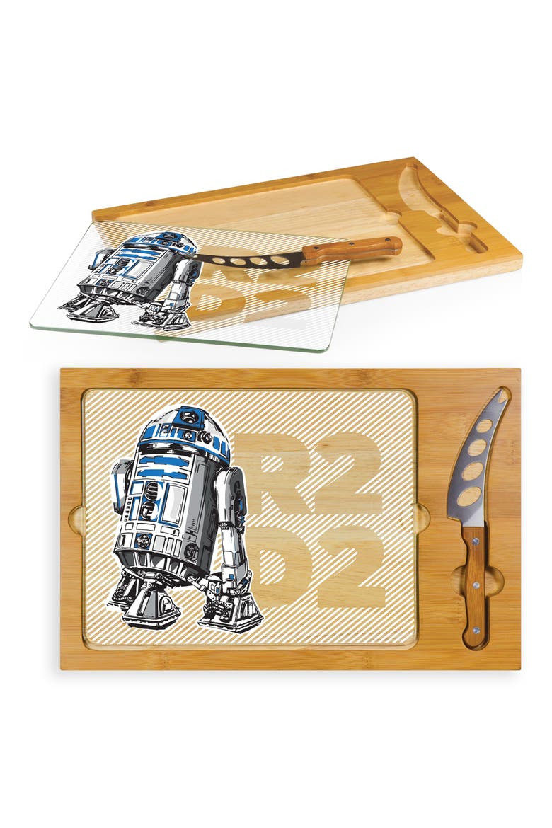 TOSCANA Icon - Star Wars™ 3-Piece Cheese Board Set, Alternate, color, BROWN