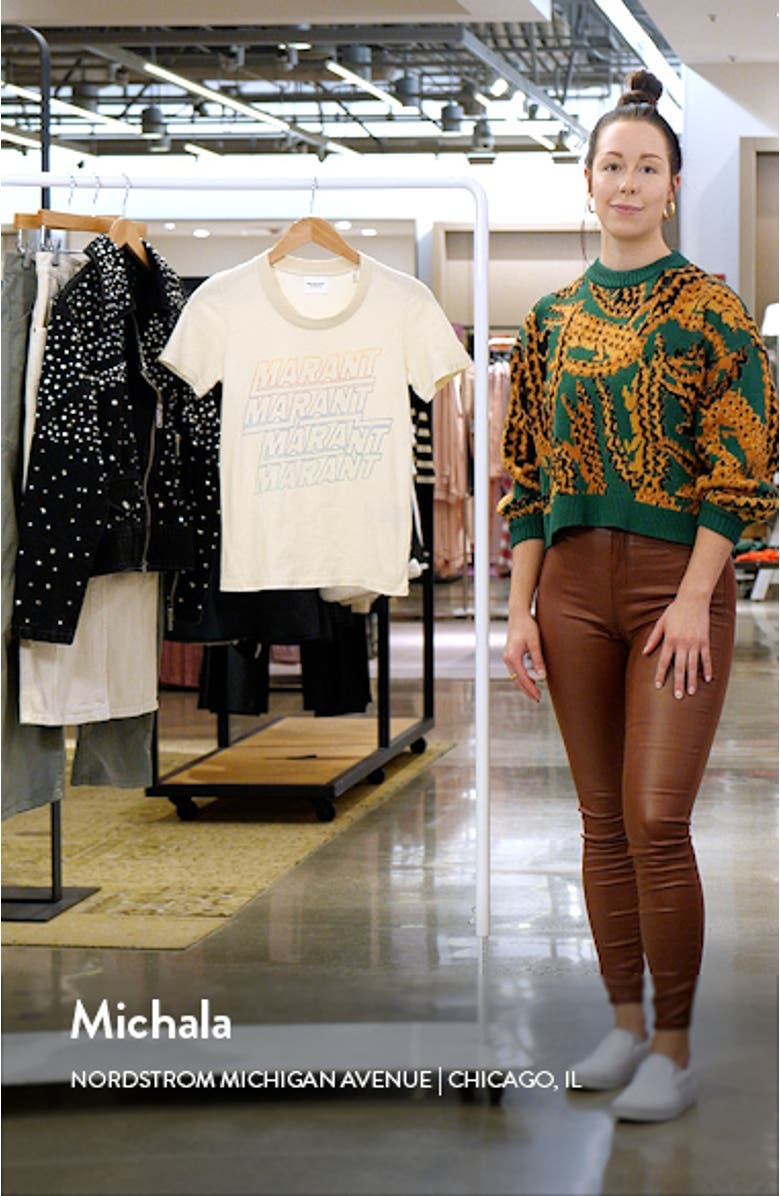 Ziliani Distressed Cotton Logo Graphic T-Shirt, sales video thumbnail