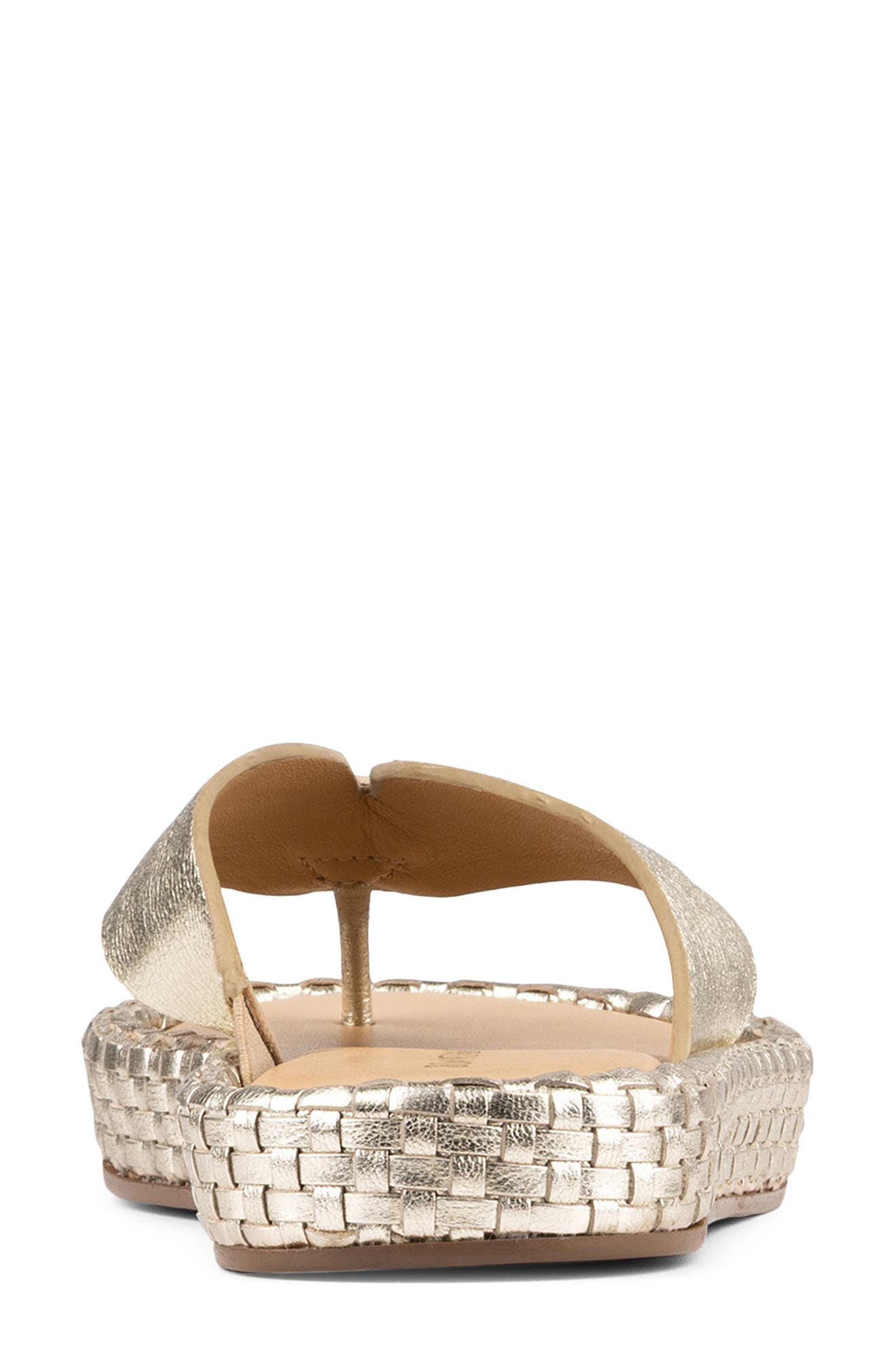Dasara Platform Flip Flop, Alternate, color, PLATINO