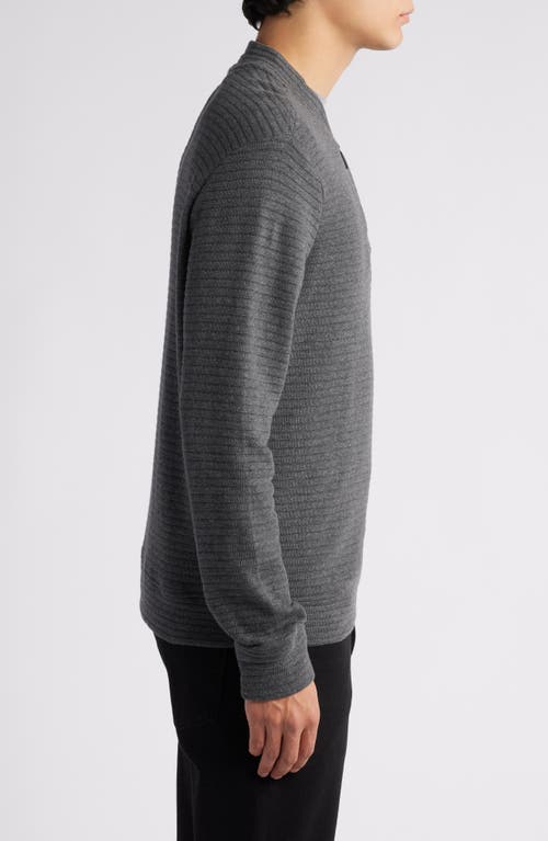 Robert Barakett Cadell Half Zip Pullover In Charcoal