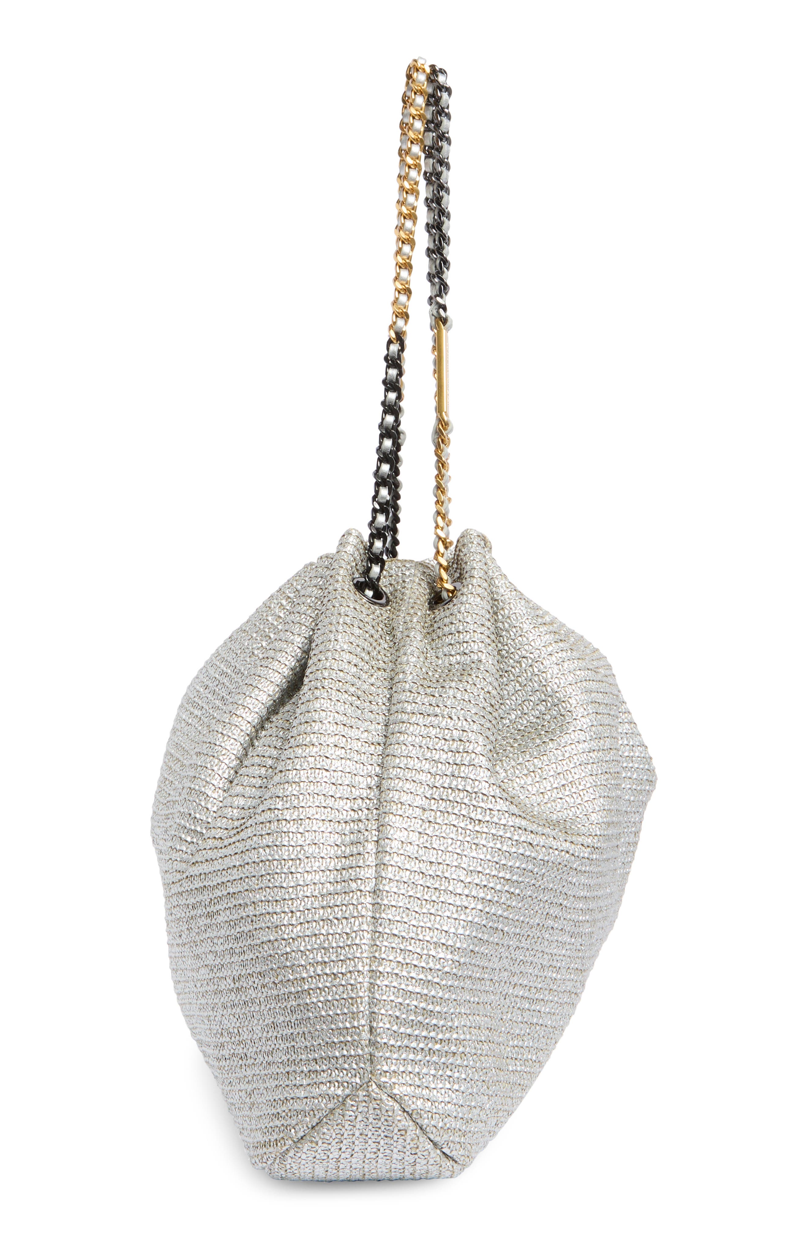 Rebecca Minkoff Metallic Leather Soft Tote, Alternate, color, 