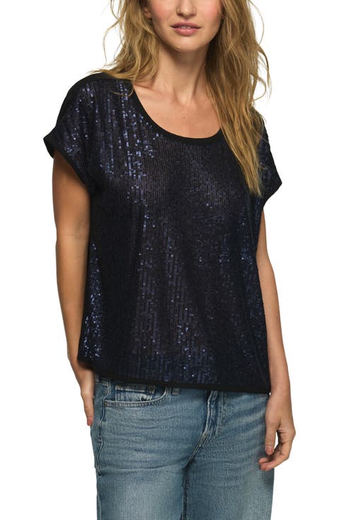 Sequined Swing Tee