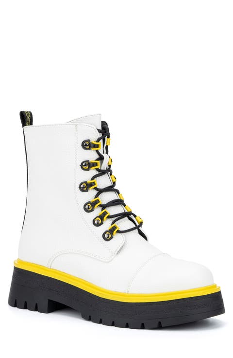 Sandy Side Zip Combat Boot (Women)