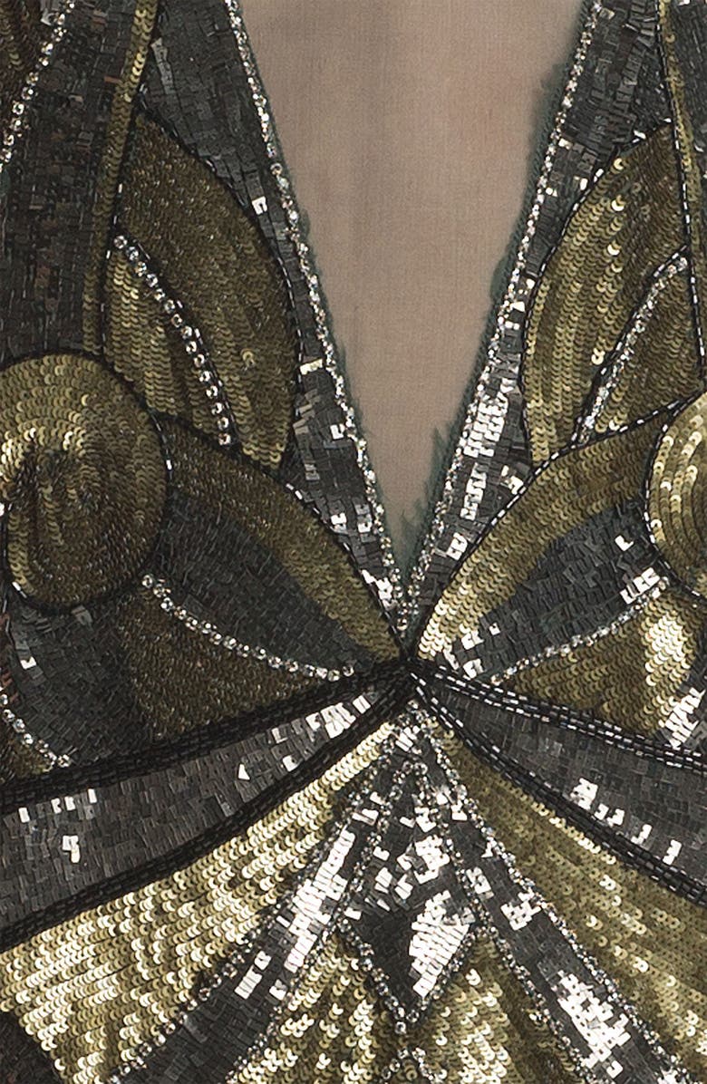 Haute Hippie Embellished Tank Dress, Alternate, color, 