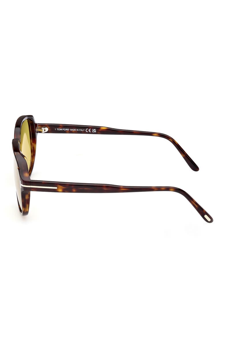 Anton 59mm Square Sunglasses, Alternate, color, DHAV/BRN