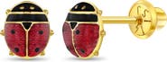 In Season Jewelry 14k Garden Ladybug Earrings