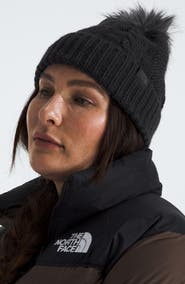 The North Face Oh Mega Faux Fur Pompom Beanie