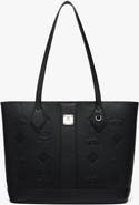 MCM Small New Liz Shopper in Embossed Monogram Leather