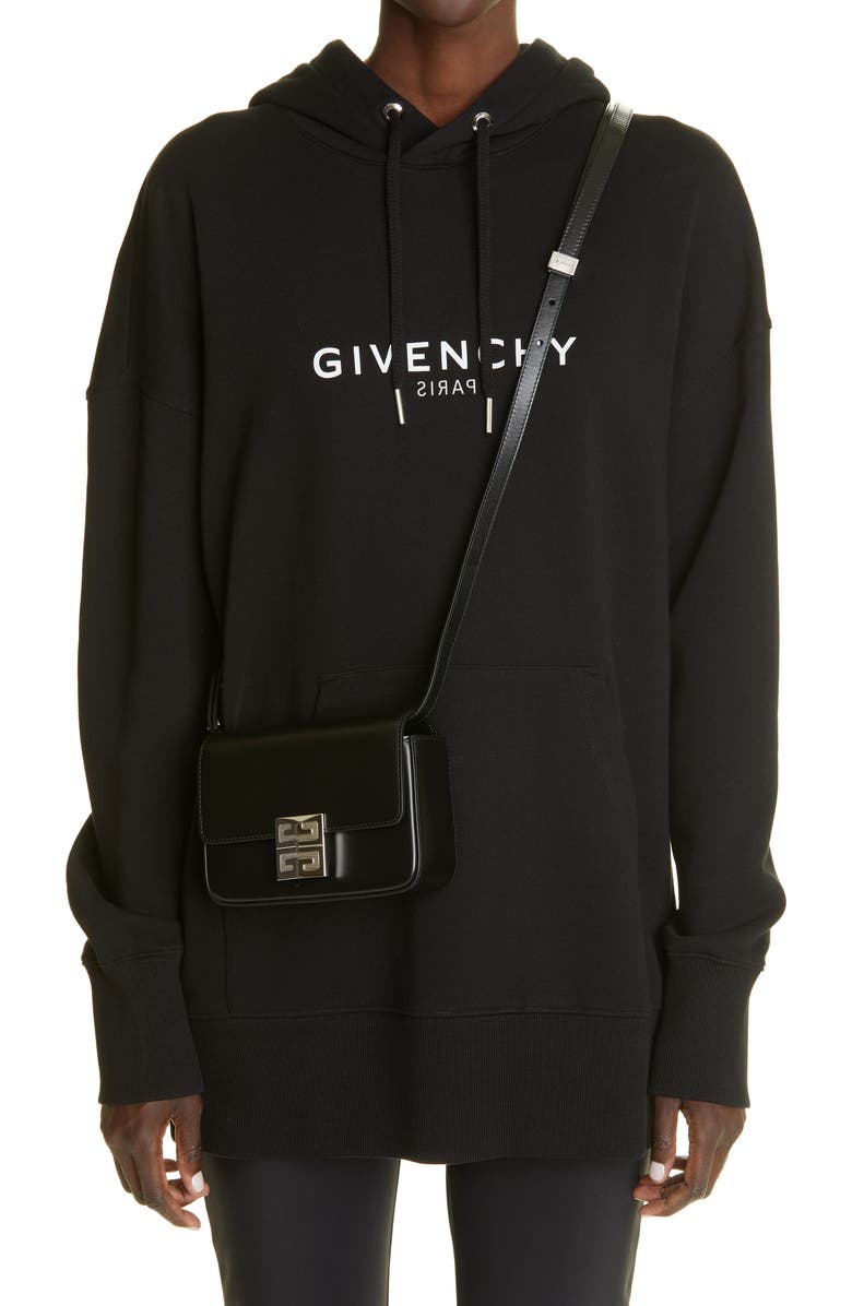Givenchy Mini 4G Leather Crossbody Bag, Alternate, color,