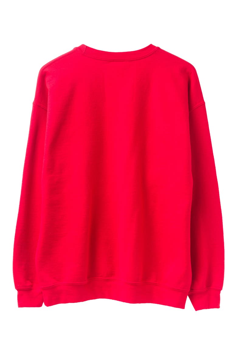 Kansas City Chiefs Property of Flea Market Crewneck Sweatshirt, Alternate, color, RED