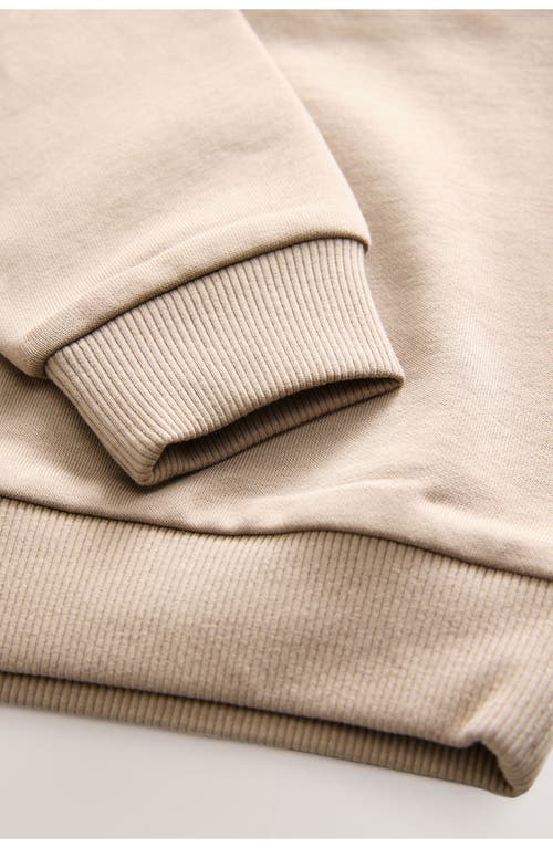 Next Kids' Crewneck Sweatshirt & Joggers Set In Nude