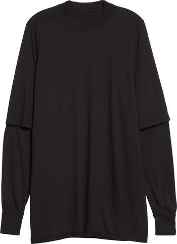 Rick Owens DRKSHDW Hustler Men's Layered T-Shirt | Nordstrom