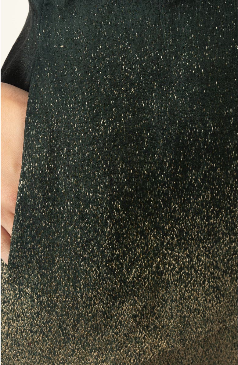 RAAS Ramona Ombre Jacquard Blazer Mini Dress, Alternate, color, Green