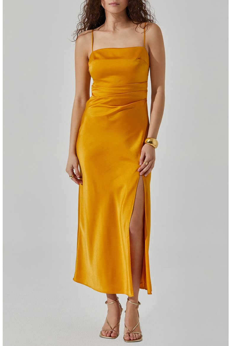 Satin Slipdress, Main, color, MARIGOLD