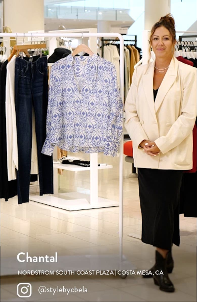 Freya Floral Embroidered Cotton Top, sales video thumbnail