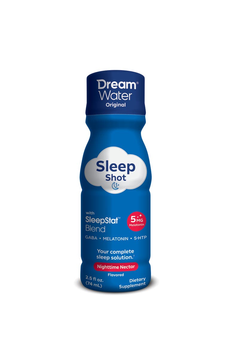 Dream Water Sleep Aid Supplement Drink; Melatonin 5Mg, Gaba, 5Htp; Zero Sugar, Alternate, color, Multicolored