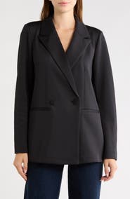 Good American Sculpting 2.0 Double Breasted Blazer
