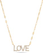 LANA Mini Love Diamond Pendant Necklace