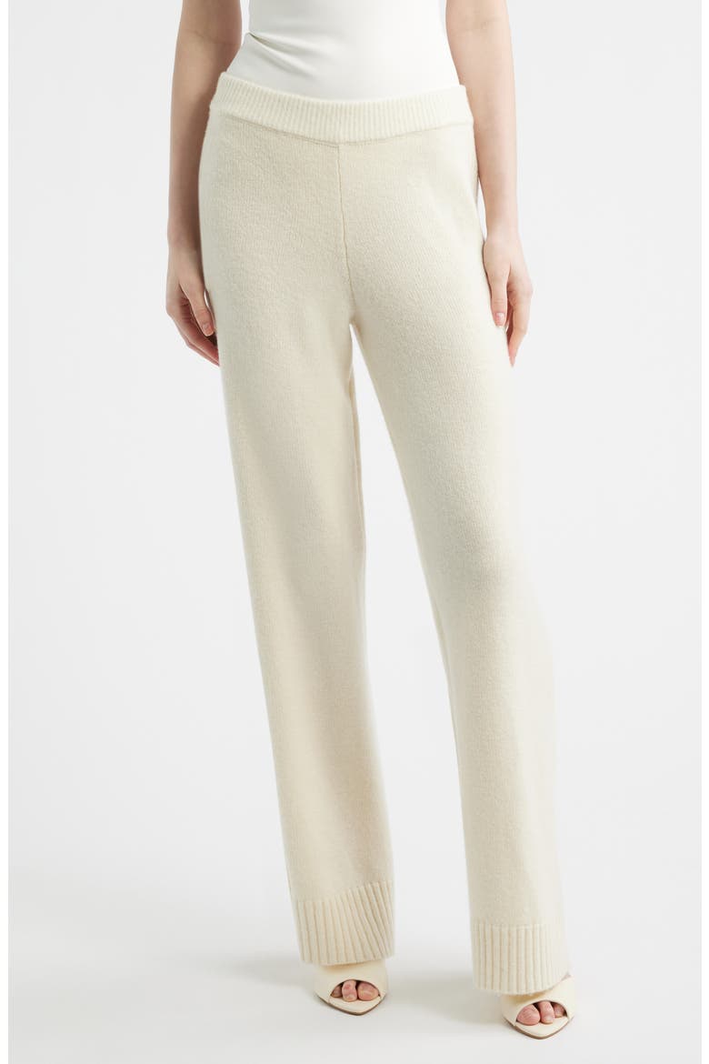 Lara Merino Wool Pants, Main, color, CREAM