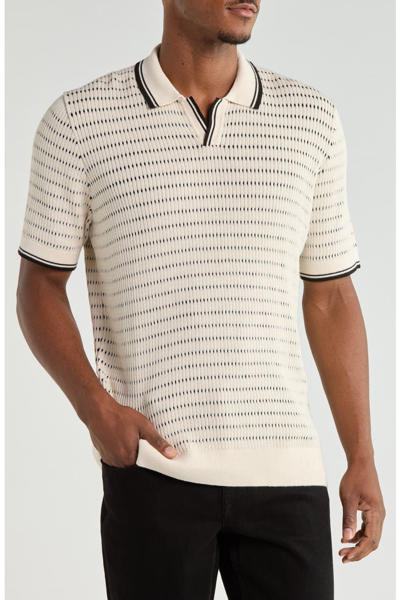 Dyson Johnny Collar Polo, Main, color, WHITE