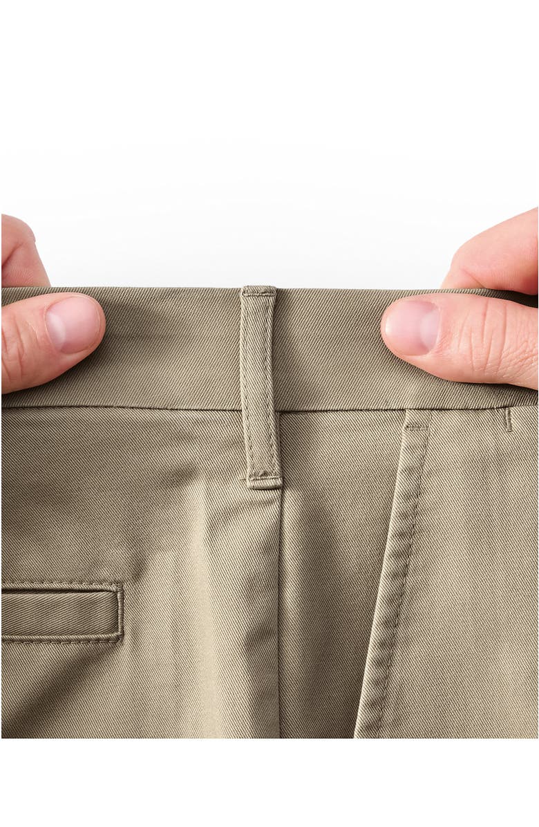 Lands' End Travel Kit Comfort Waist Athletic Fit Chino Pant, Alternate, color, Khaki
