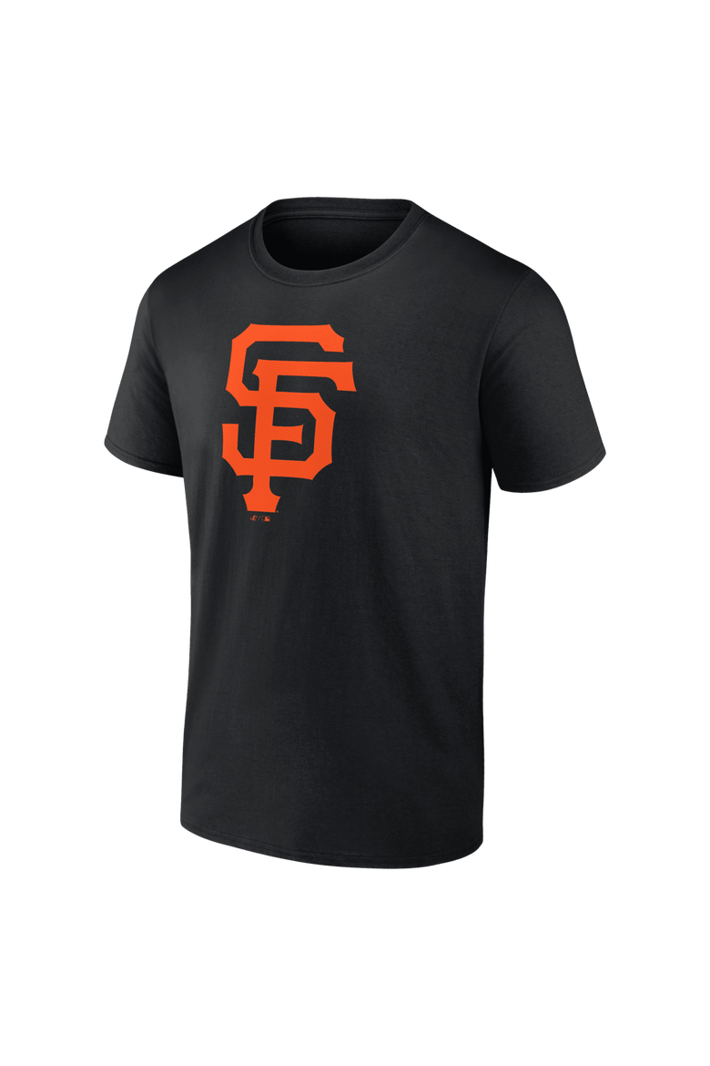 Men's Logo Athletic Black San Francisco Giants Official Logo T-Shirt, Alternate, color, Black