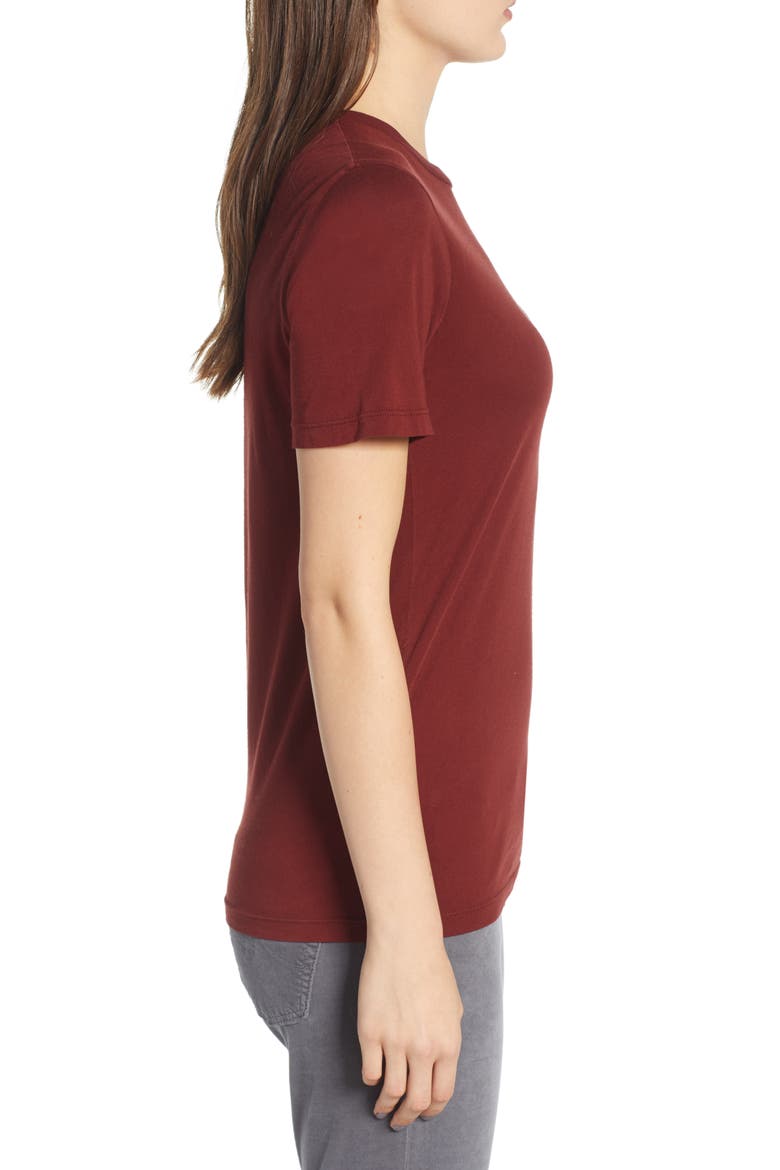 Crewneck Tee, Alternate, color, TANNIC RED