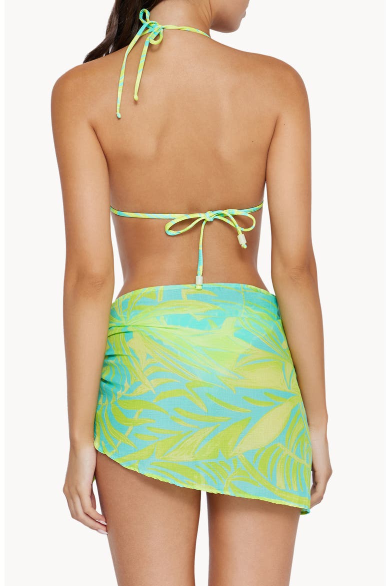 Cover-Up Sarong, Alternate, color, NEON PALMS
