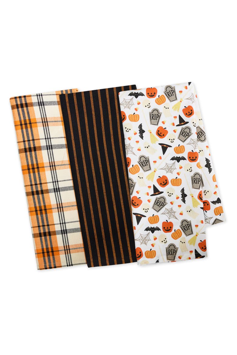 Halloween Fun Dishtowel Set of 3, Alternate, color, Halloween Fun