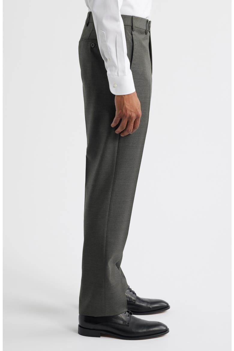 Devon Super 110s Serge Trousers, Alternate, color, SAGE