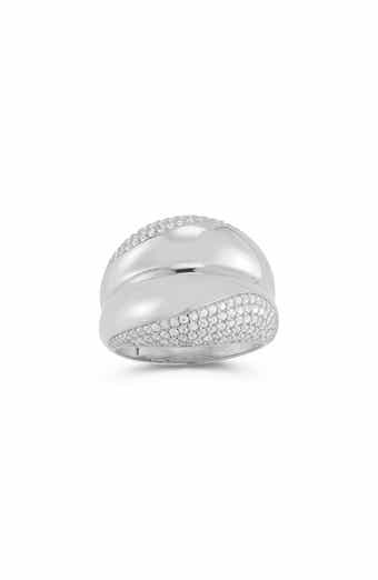 Pavé Cubic Zirconia Statement Ring